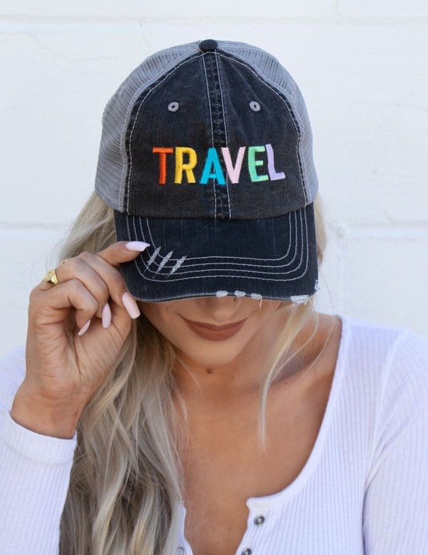 TRAVEL Embroidered Hat