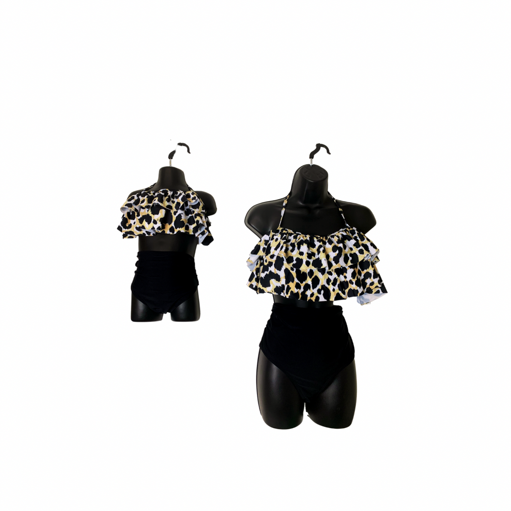 Mommy & Me Leopard Print Bathing Suits