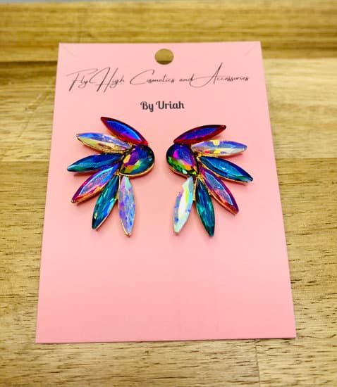 Phoenix Glass Earrings